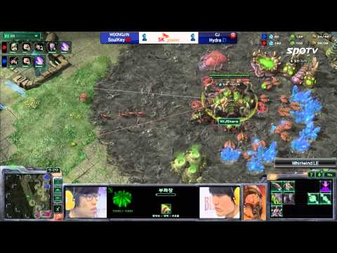 [0506] SoulKey(Woongjin) vs Hydra(CJ) ZvZ 3SET  Whirlwind -Stracraft 2,esportstv,SPL