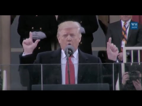 Trump's inaugural speech: "Make America great again"