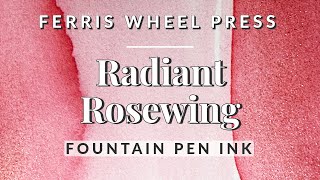 🌷🦢 "Radiant Rosewing" Pink with Duochrome Pink & Gold Shimmer 💛 Ferris Wheel Press Swatching