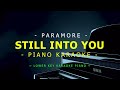 Still into you karaoke Piano Cover  - Paramore - Lower Key