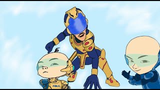 Download lagu Menggambar upin ipin jadi sarjan husain mp3