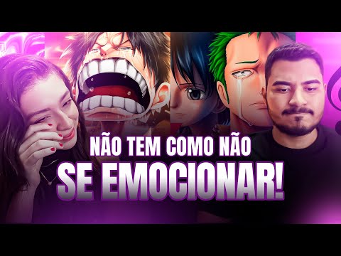 CASAL REAGE 2 EM 1: Eterno Pirata - Luffy e Ace (One Piece) | JRP & SAUDADE 💔 | Zoro e Kuina | JRP