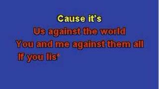 Westlife - Us against the world karaoke [FLASHTRAX]