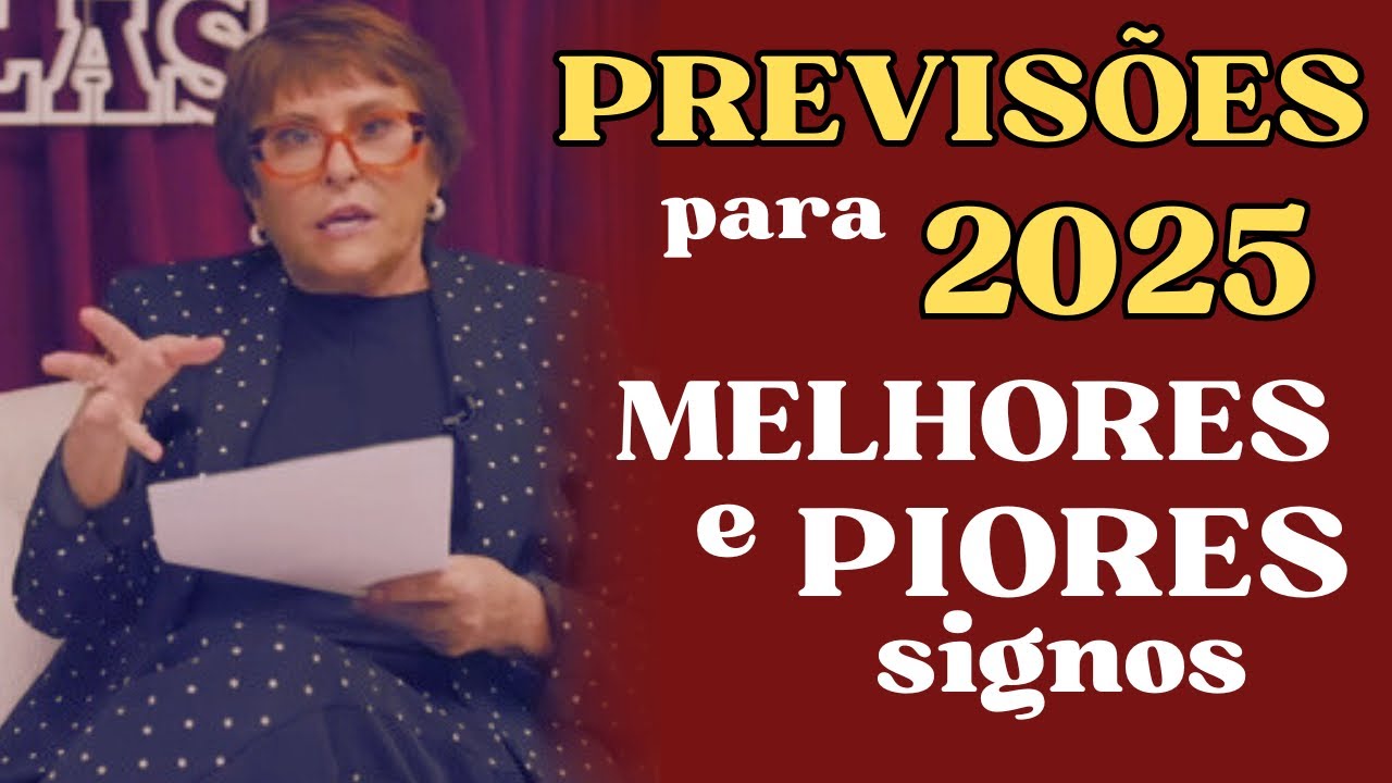 PREVISÕES PARA 2025 - MELHORES E PIORES SIGNOS por Márcia Sensitiva - O ano de Júpiter