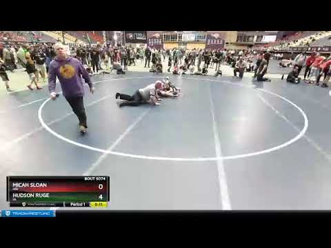 67 Lbs Cons. Round 2 - Micah Sloan, MN Vs Hudson Ruge, IA Dfca