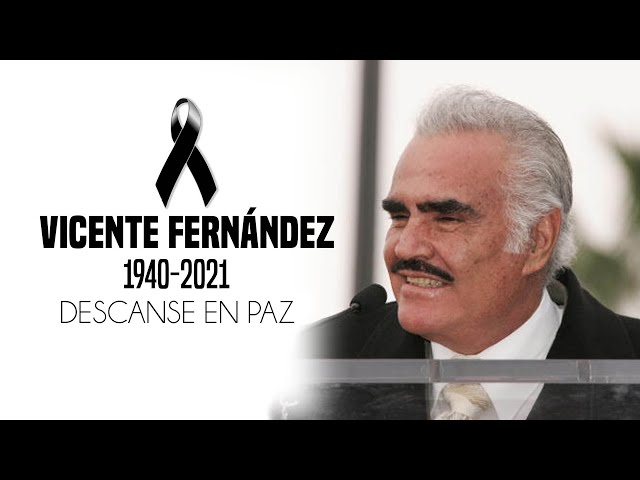 Dedican mensaje a Vicente Fernández aniversario luctuoso
