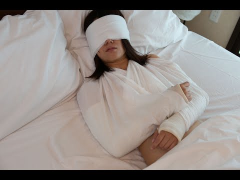 両腕ギプス　Japanese Bondage in DLAC