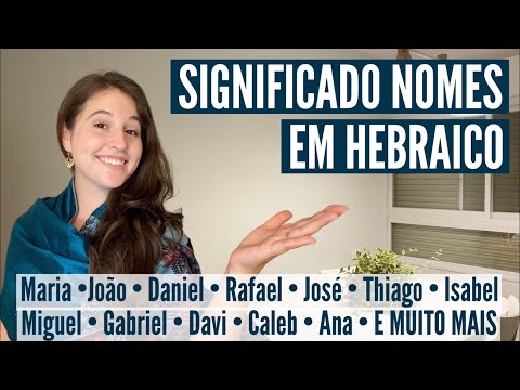 Meaning and pronunciation of Hebrew Biblical names! What does your name mean? (eng sub)