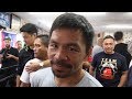 PACQUIAO GRINS AT THURMAN "YOU'LL BE SURPRISED ABOUT MY SPEED & POWER!"