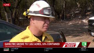 KCRA 3 News CAL FIRE provides update on Gann Fire 9:30 AM 8/5/26