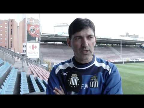 Felice Mazzu avant R.Charleroi S.C. - K.V.Kortrijk #PO1