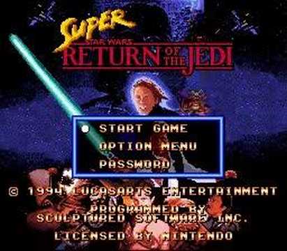 super star wars - return of the jedi super nintendo rom