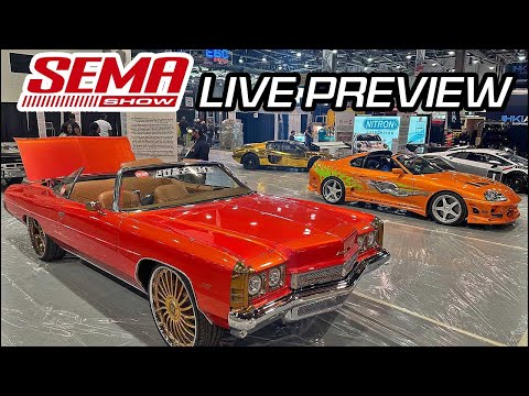SEMA 2023 DAY 1  EXCLUSIVE - Move in Day | Central Hall Hot Rods and Custom Builds ! Ft. Donkmaster