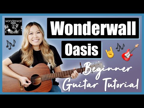 Wonderwall Guitar Lesson Tutorial EASY - Oasis [Chords | Strumming | PlayAlong] (Beginner Friendly!)