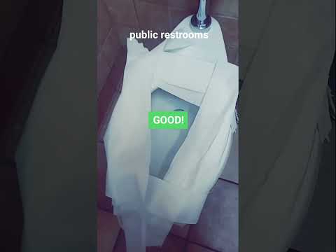 Master the art of public restroom etiquette #earlyretirementsquad