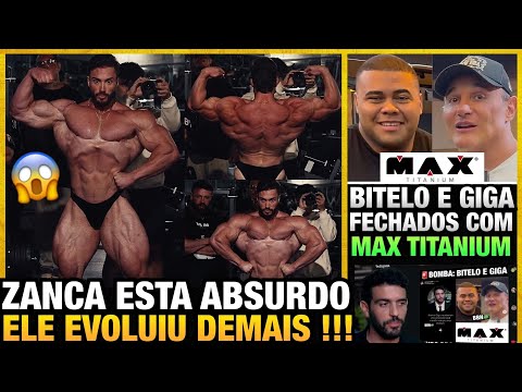 ZANCA SHOWS OFF HIS CURRENT ABSURD SHAPE + BITELO AND GIGA ON MAX TITANIUM!! SAYS GORGONOID