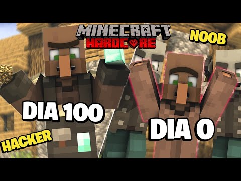 NeoKraftero - ✅I SURVIVED 100 days in MINECRAFT HARDCORE as a VILLAGER! THIS IS WHAT HAPPENED!
