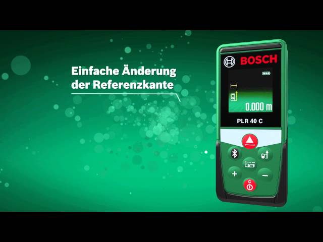 Video Teaser für Bosch Laser-Entfernungsmesser PLR 40 C