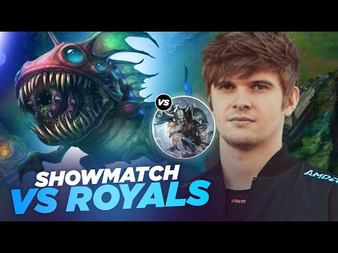 RHOBALAS : SHOWMATCH VS ROYALS - KOG'MAW VS TRYNDA | LOL FR
