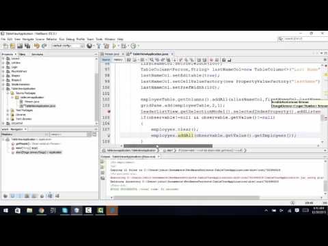 JavaFX Tutorial 34 Making Application using TableView part 5