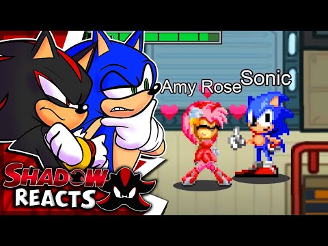 SONIC IN AMONG US!! - Sonic & Shadow REACT To AMONG US, but with SONIC THE HEDGEHOG?!