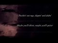 Motörhead - Thunder & Lightning; Lyrics on Screen