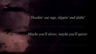 Motörhead - Thunder &amp; Lightning; Lyrics on Screen