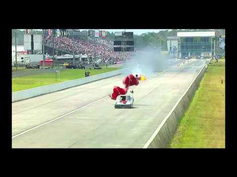 NHRA ProMod Driver Dan Stevenson on fire