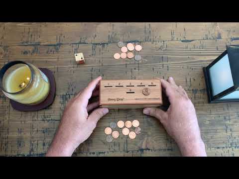 Right Here! An Exciting Penny Drop Match!