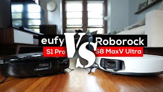 eufy S1 Pro versus Roborock S8 MaxV Ultra: best robot vacuum & mop system showdown