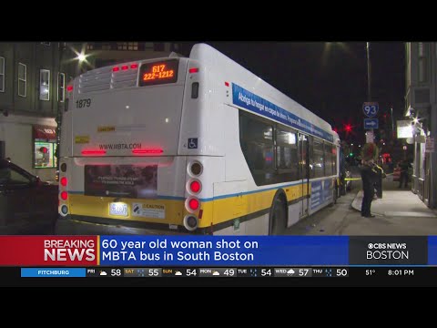 60-year-old woman shot on MBTA bus