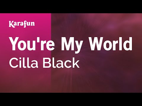 You're My World - Cilla Black | Karaoke Version | KaraFun