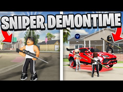 I WIPED OUT THE ENTIRE SERVER WITH THE M24 SNIPER IN ROBLOX BLOCKSPIN