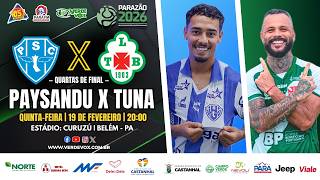 PAYSANDU 5 X 1 TUNA LUSO | CURUZÚ - BELÉM -PA || PARAZÃO 2026 || QUARTAS DE FINAL