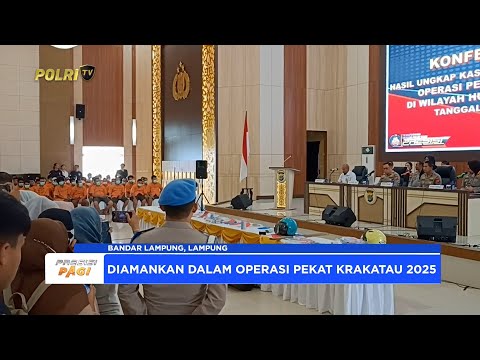 POLDA LAMPUNG AMANKAN RATUSAN PREMAN