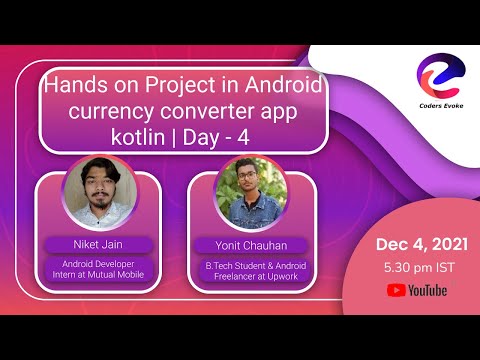 Hands on Project in Android | currency converter app kotlin | Day - 4