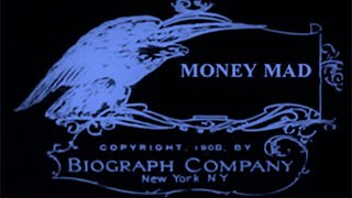Money Mad (1908) D.W. Griffith - Crime, Drama Short Silent Film