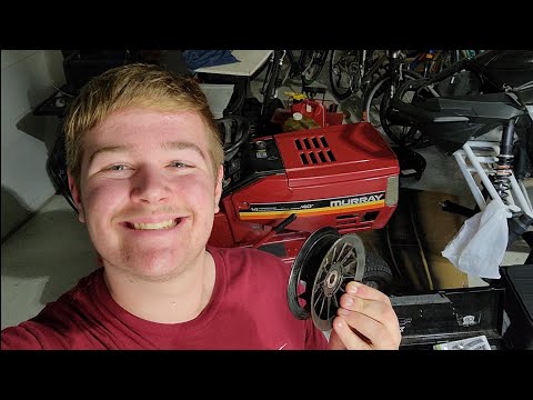 how to re grease deck bearings, murray restoration part 10