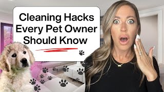 10 Easy Pet Cleaning Hacks 🐾 + Must-Have Tools Every Pet Owner Needs!