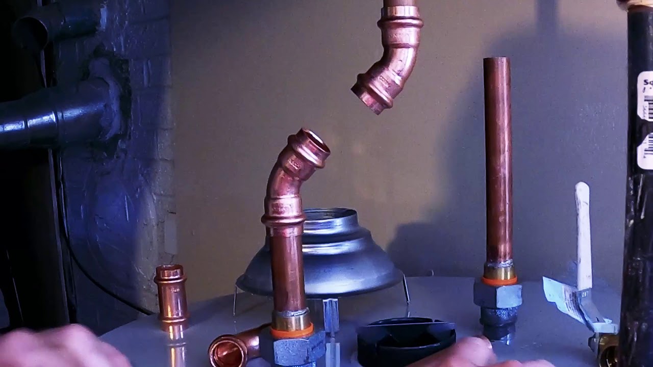 Water Heater Install. Saving money!