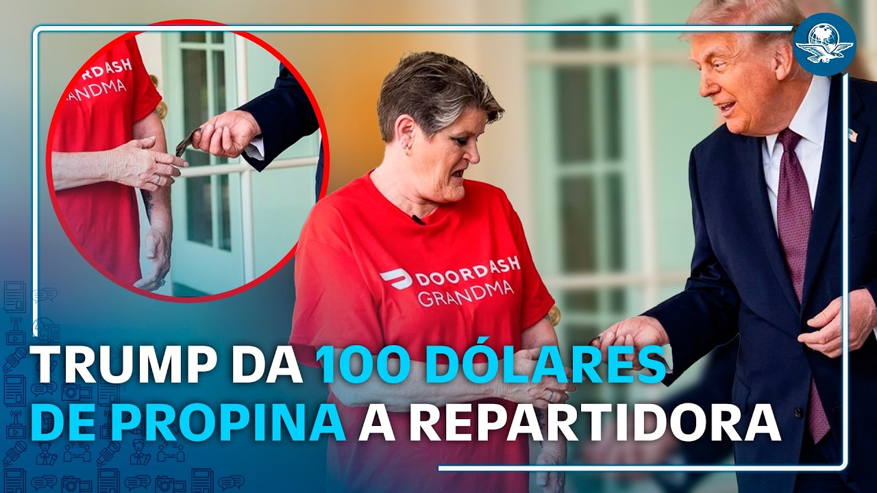 Trump sorprende con pedido de McDonald’s y propina de 100 dólares