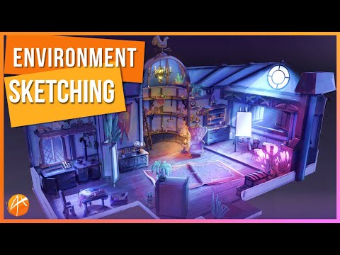 Lesson 6 - Env. Sketching - Interior Cutaways