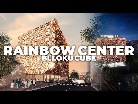 RAINBOW CENTER / BLLOKU CUBE | 4K DRONE VIDEO, TIRANA 2021