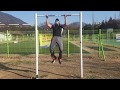 야외 봄맞이 홀딩 턱걸이(Calisthenics workout Holding Pull-up KOREAN)[무편집]