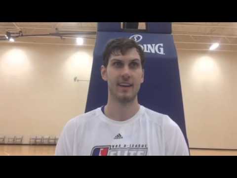 Jordan Bachynski interview at NBA D-League Elite Mini Camp