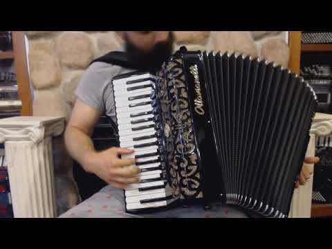 OTTAAERIVH96BK - Black Ottavianelli Aero IV Piano Accordion LMMH 37 96 $3999