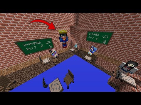 EFE BEEN A SUPERHERO İN SCHOOL! - Minecraft
