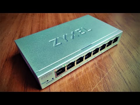 Šakotuvas ZYXEL GS1200-8, 8 PORT GIGABIT WEBMANAGED DESKTOP SWITCH video