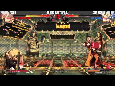 MWC (May 29-30, 2015) - GGXrd - Losers Quarterfinal - Poshib vs Zega Neomaki