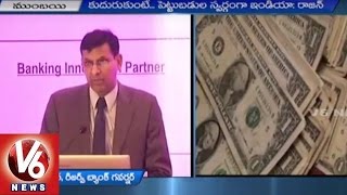 Black Monday in Stock Market | RBI Governor Raghuram Rajan assures Market over Fluctuations | V6News
